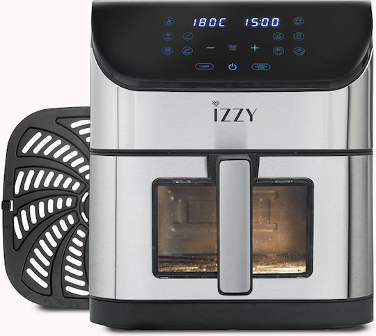 Izzy Heißluftfritteuse mit Wi-Fi 8Es Silber IZ-8229
