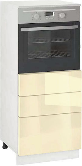 Νο 600f Ντουλάπι Άνω Φούρνου Δαπέδου Εκρού 60x58x143.8εκ. Νο 600f Ντουλάπι Άνω Φούρνου Δαπέδου Εκρού 60x58x143.8εκ.