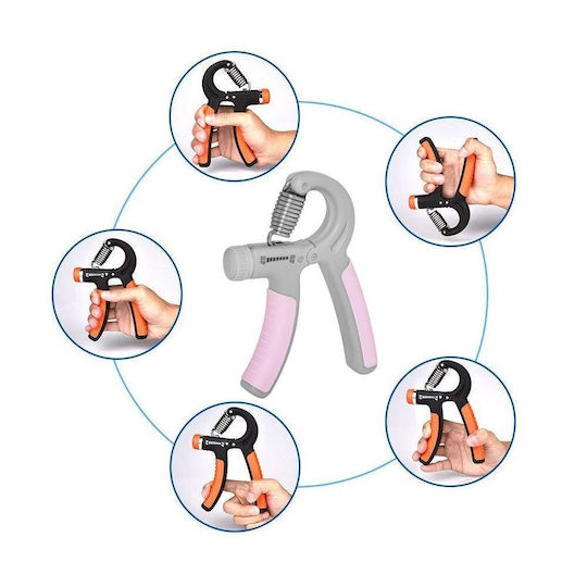 Verstellbarer Unterarm-Übungs-Flexor-Widerstand 20-50kg Pink