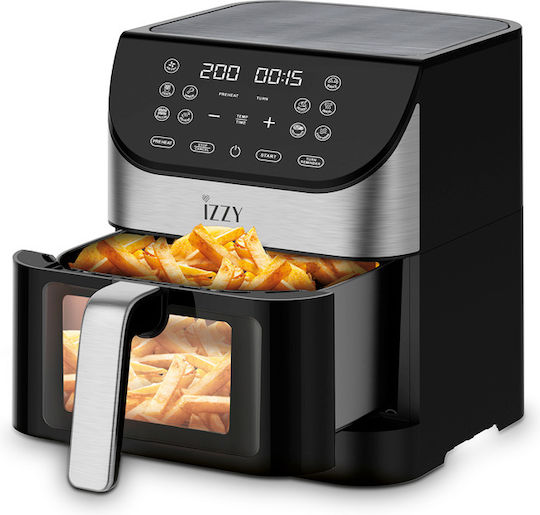 Izzy Air Fryer 6lt Μαύρο IZ-8217