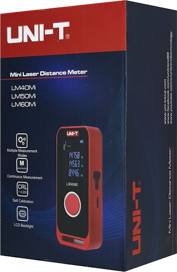 Uni-T Laser Entfernungsmesser LM60Mi mit einer Messreichweite von bis zu 60m