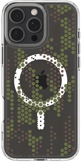 Spigen Ultra Hybrid MagFit Back Cover Plastic Digital Camo (iPhone 16 Pro)