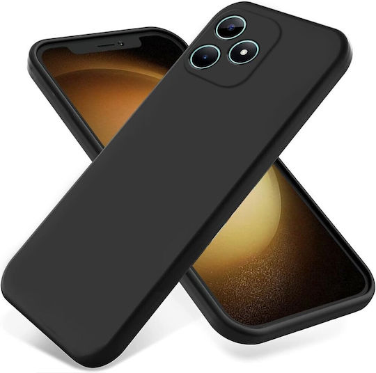 Back Cover Σιλικόνης Μαύρο (Realme Note 50)