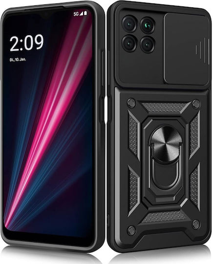 Back Cover Μεταλλικό Μαύρο (T Phone 2 5G)