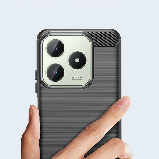 Back Cover Πλαστικό / Σιλικόνης Μαύρο (Realme C63)