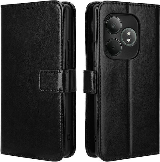 Wallet Δερματίνης / Πλαστικό / Σιλικόνης Μαύρο (Realme GT 6 / GT 6T)