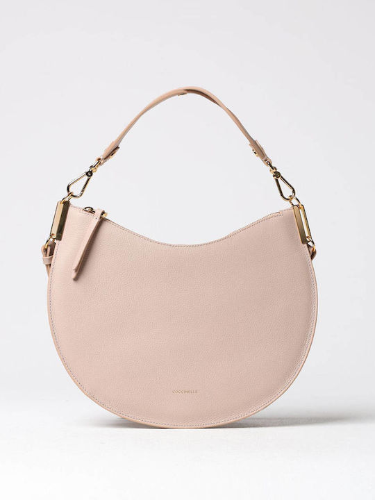 Coccinelle Leather Women's Bag Shoulder Pink