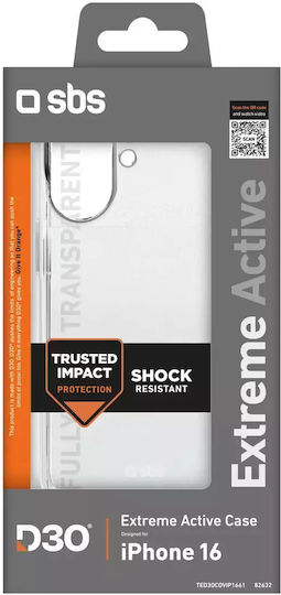 Sbs Extreme Active D3o Case Iphone 16 Transparent