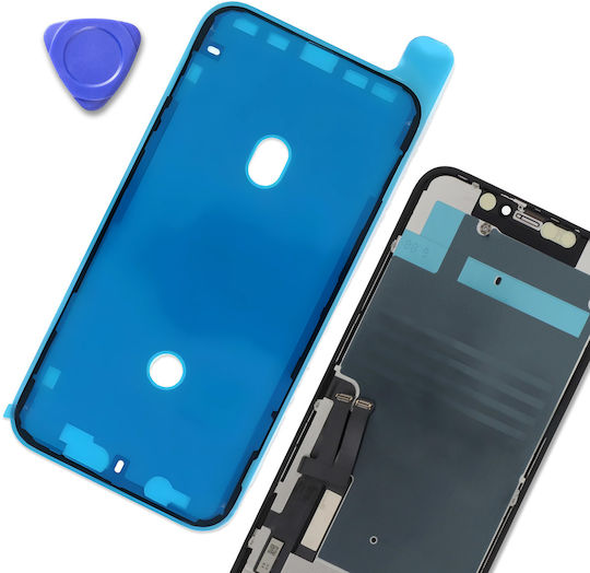 Clappio Ersatzbildschirm-Kleber für iPhone 11 und XR Starke Befestigung Transparent