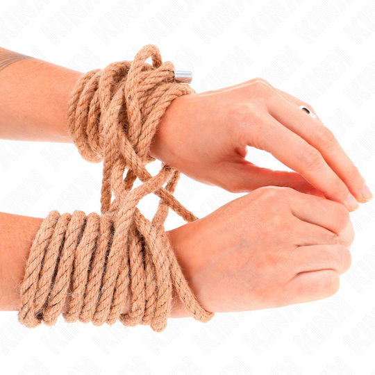 Kink Hemp Σχοινί Δεσίματος σε Flesh Χρώμα