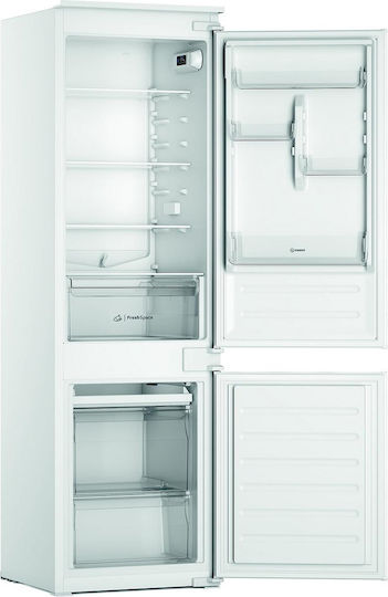 Indesit Fridge-Freezer 268lt H177xW54xD54.5cm White INC18D021A1