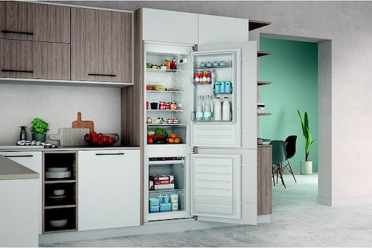 Indesit Fridge-Freezer 268lt H177xW54xD54.5cm White INC18D021A1