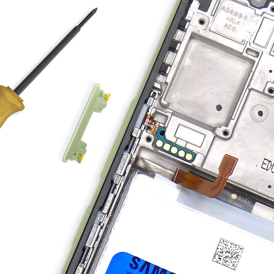 Samsung Lautstärketaste Samsung Galaxy A54 A34 Original Grün