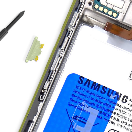 Samsung Power-Taste Samsung Galaxy A54 A34 Original Grün