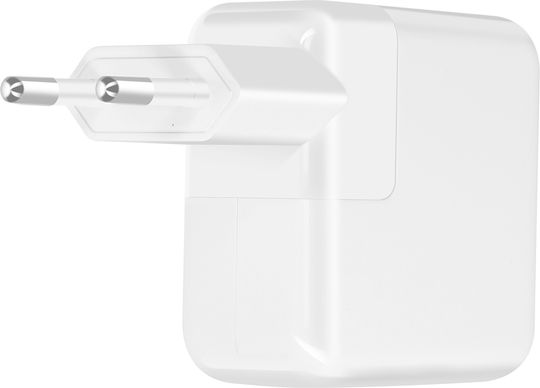Încărcător Moxie USB C pentru priză MacBook Încărcare rapidă 30W Cablu 1.7m Alb