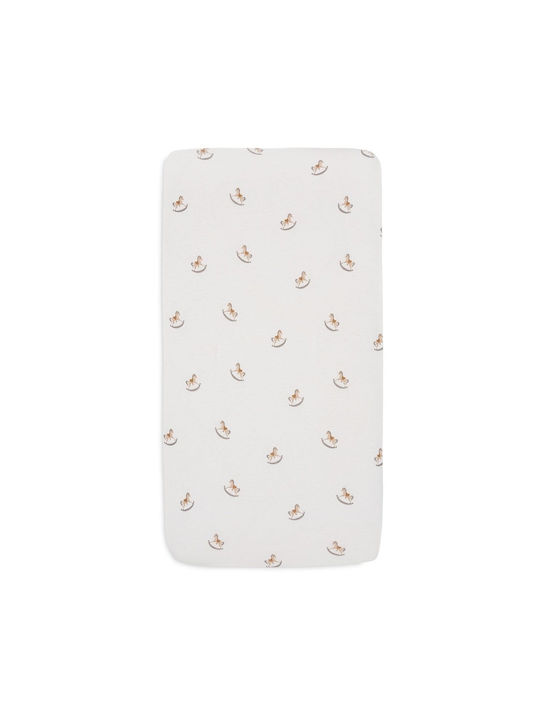 Jollein Baby Sheet Crib Flannel Fitted Nostalgic Ride 75x140cm