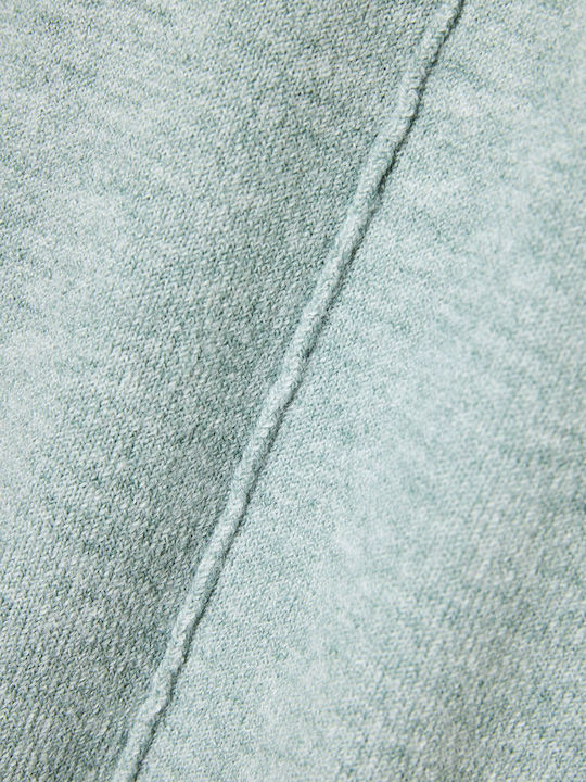 Midi Kleid mit Schlitz Grün