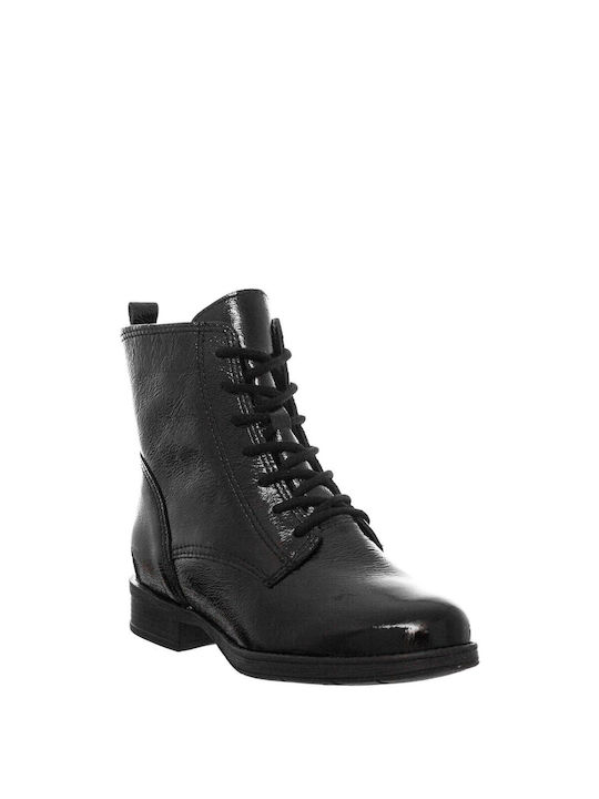 Bottero Leather Women's Ankle Boots Black