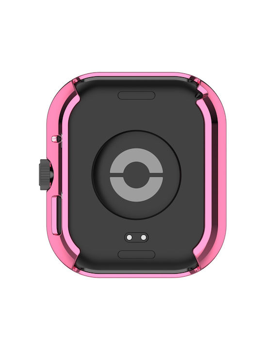 2-in-1 Hüllen-Bildschirmschutz für Xiaomi Redmi Watch 3 Lite Watch 3 Active Pink
