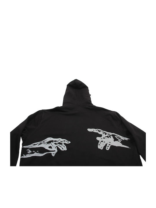 Sweatshirt with Hood Black