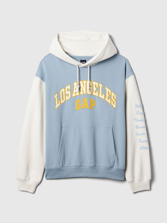 Sweatshirt with Hood Blue