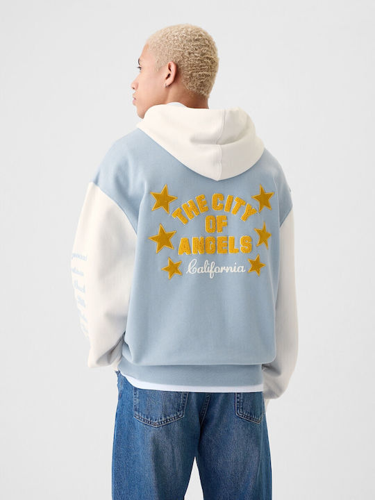 Sweatshirt with Hood Blue
