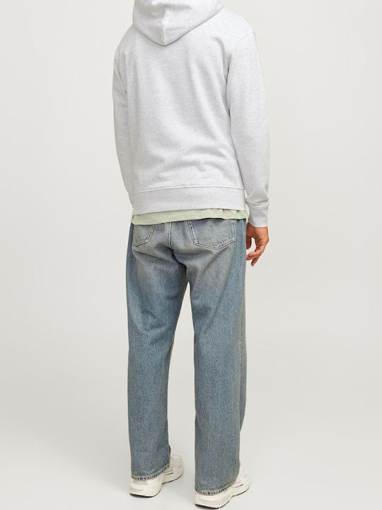 Jack & Jones Bright White, Light Grey with Hood