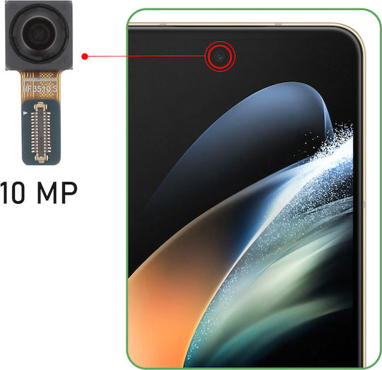 Cameră Frontală Relife Samsung Galaxy Z Fold 4 10mp Senzor Selfie Negru