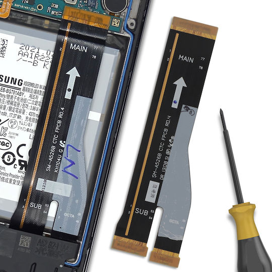 Clappio Motherboard Cover Samsung Galaxy A52 Black