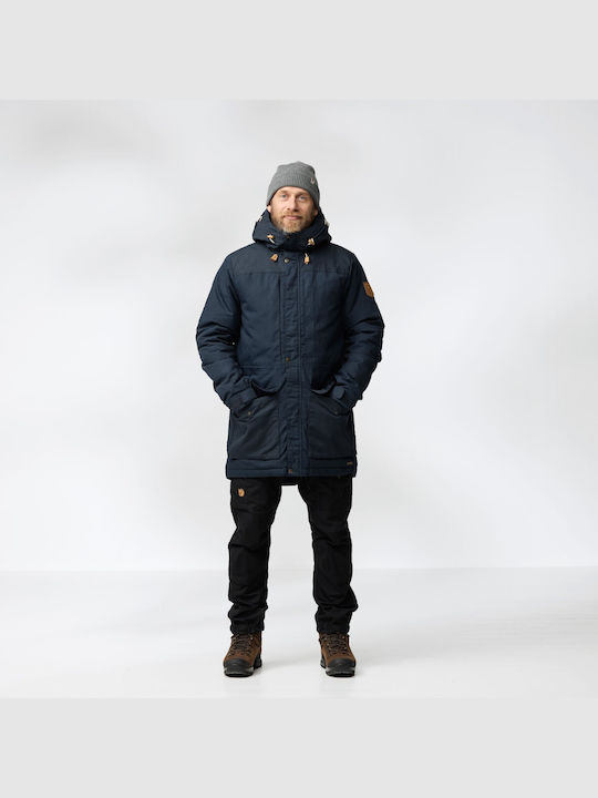 Fjallraven Jacket Puffer Navy Blue