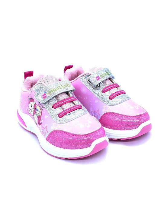 Kids Sneakers with Scratch Pink