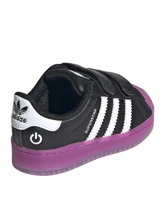 Superstar Superstar Led Lights Детски маратонки Low Светещи Черни