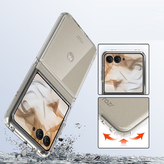 Umschlag Rückseite Silikon Transparent (Razr 50)