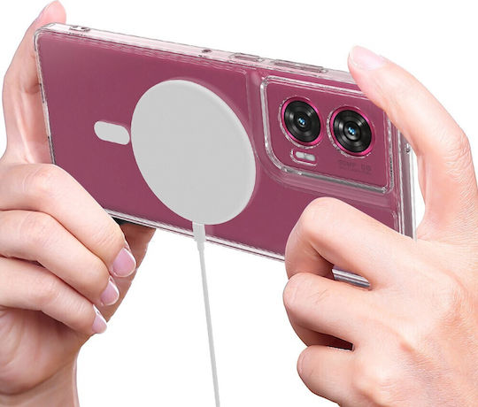 Wallet Silicon Transparent (Motorola Edge 50 Fusion)