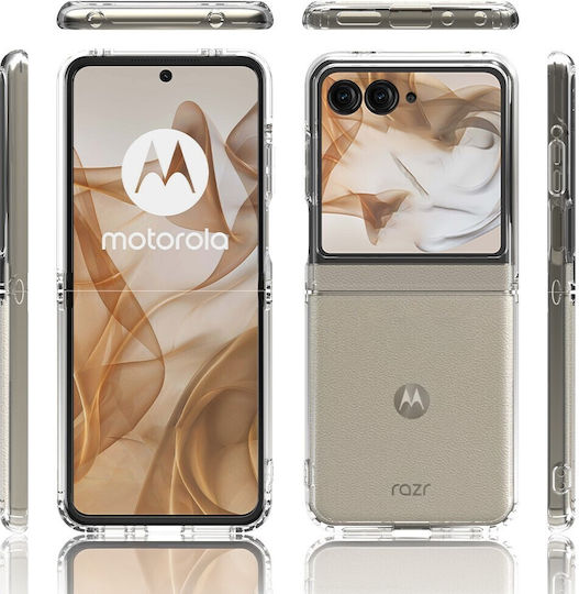 Umschlag Rückseite Silikon Transparent (Razr 50)