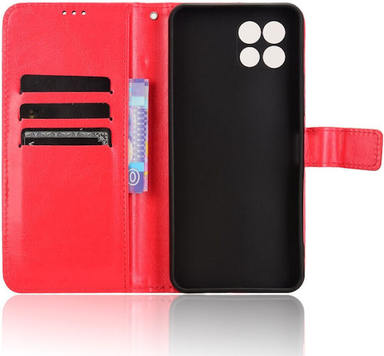 Wallet Synthetic Leather / Plastic / Silicone Red (T Phone 2 5G)