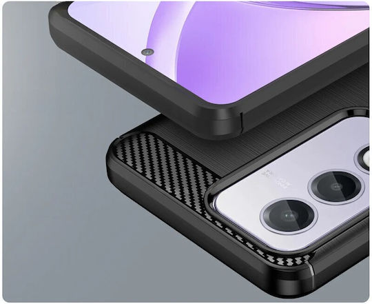 Back Cover Plastic / Silicone Black (Oppo A80 5G)