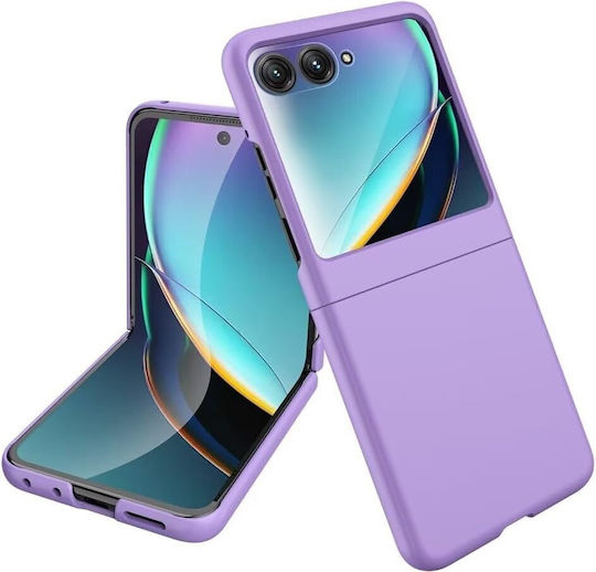 Umschlag Rückseite Kunststoff Lila (Razr 50 Ultra)