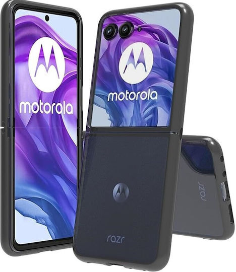 Umschlag Rückseite Silikon Transparent (Razr 50 Ultra)