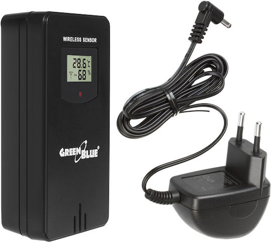 Green Blue GB540N Wireless Digital Weather Station Tabletop Black