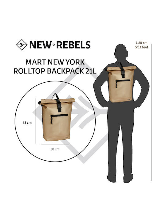 New Rebels Mart Αδιάβροχο 21lt Χρυσό