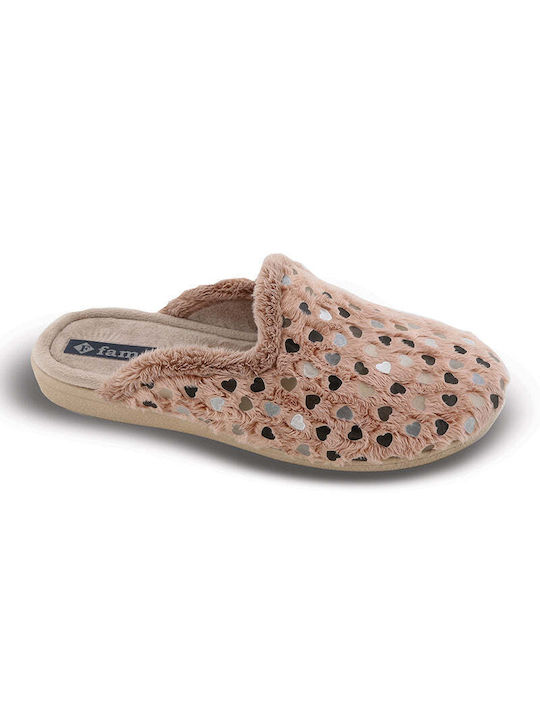 FAME Winter Women's Slippers in Orange color