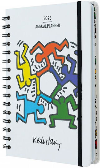 Grupo Erik Keith Haring Weekly Agendas 2025 15x21cm