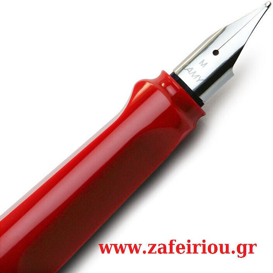 Lamy Safari Writing Pen Extra Fine Red made of Plastic with Red Ink