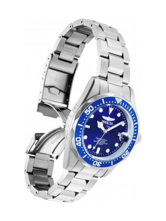 Invicta Watch Battery with Silver Metal Bracelet