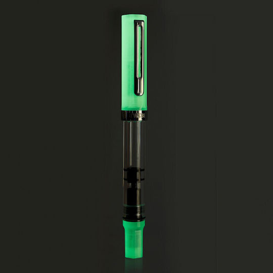 Twsbi Πένα Καλλιγραφίας Medium Πράσινη με Μπλε Μελάνι