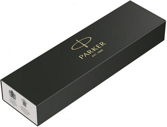 Parker Im Core Metal Writing Pen Fine Black made of Brass with Black Ink and with 1 Replacement Nibs