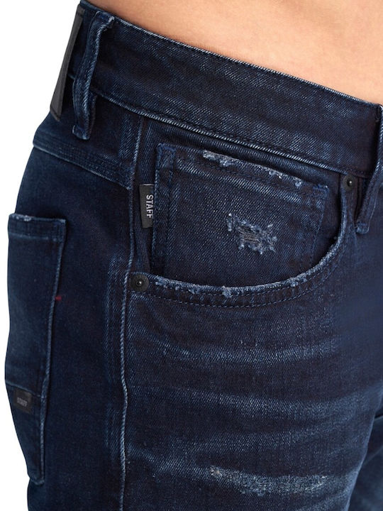 Sapphire Herren Jeanshose mit Schlank Verjüngt Anwendung Blau