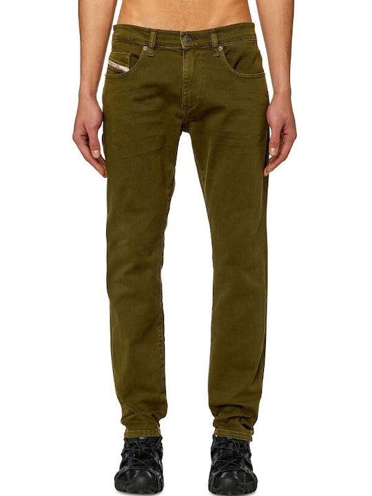 Diesel Men's Denim Pants in Slim Fit Khaki