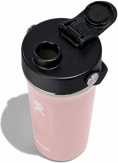 Hydro Flask Shaker Izolat Sticlă Termos Oțel Inoxidabil Fără BPA 700ml Roz